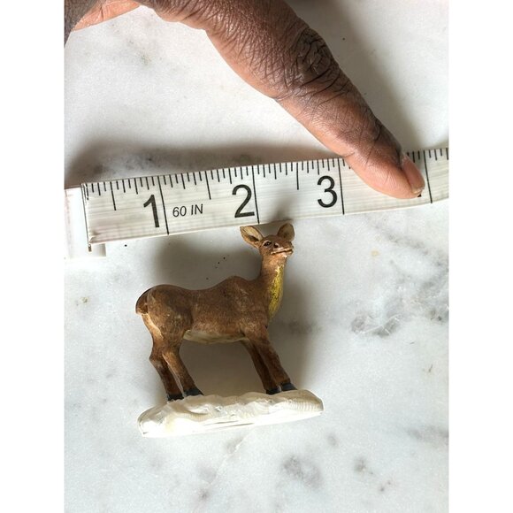Lemax Deer Figurine Christmas Village Accessory | Winter Wildlife Resin Figure | - Picture 6 of 7